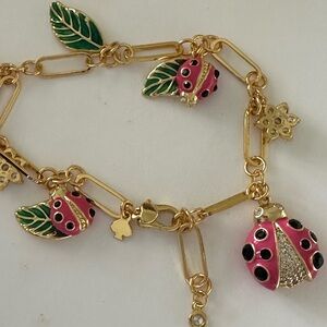 Kate Spade Ladybug Charm Bracelet